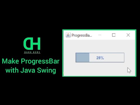 Make Progressbar With Java Swing