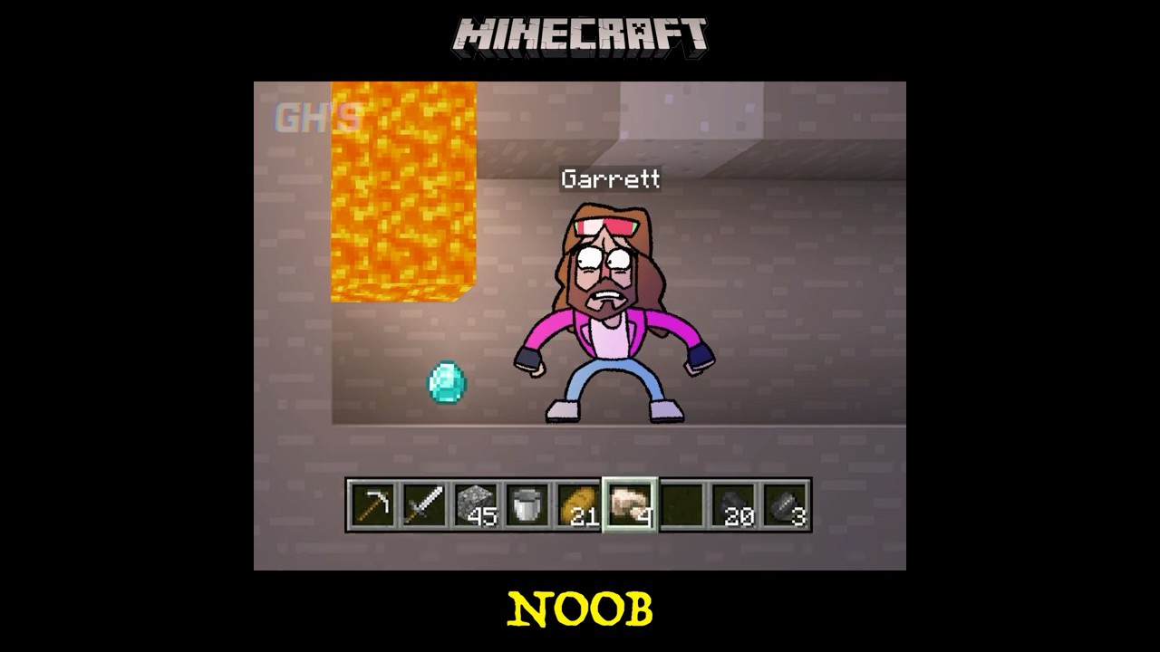 NOOB vs PRO #1 - MINECRAFT MOVIE ANIMATION | GH'S ANIMATION