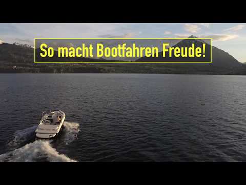 Bootsmanöver mit Z-Antrieb Video