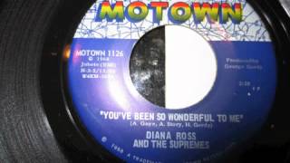 DIANA ROSS & SUPREMES YOU'VE BEEN SO WONDERFUL TO ME