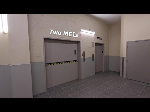 Two MEI hydraulic elevators at Springfield Town Center (management elevators) in Springfield VA