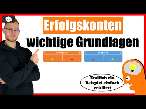 Erfolgskonten einfach erklärt - Aufwandskonten & Ertragskonten