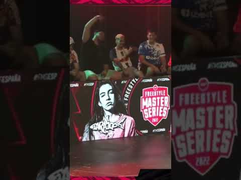 Reacción de los competidores al beat mode de sara socas