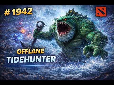 Offlane Tidehunter (Rank 1942) – Full Gameplay Replay