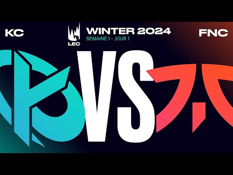 LEC Winter 2024 W1D1 | KC vs FNC