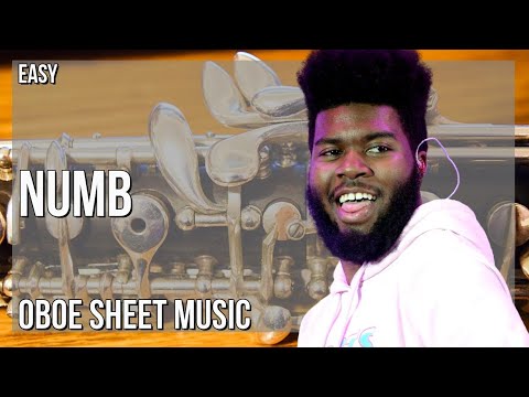 Oboe Sheet Music: How to play Numb by Marshmello ft Khalid