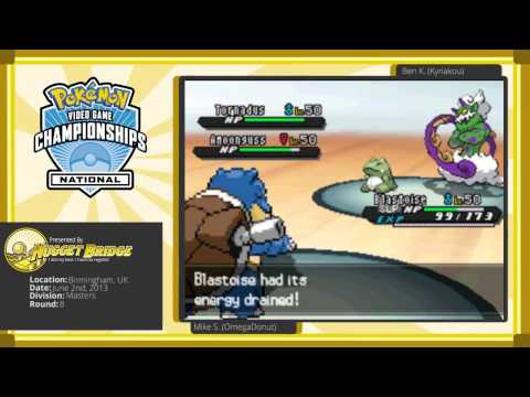 VGC '13 UK Nationals: Mike S. (OmegaDonut) vs Ben K. (Kyriakou)