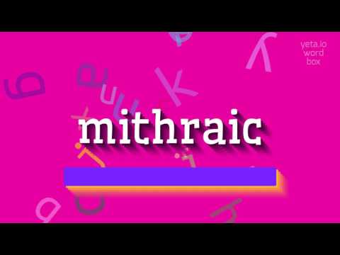HOW TO SAY MITHRAIC? #mithraic