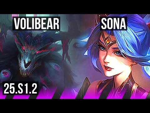 VOLIBEAR & Caitlyn vs SONA & Lucian (SUP) | KR Master | 25.S1.2