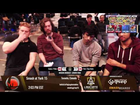 Smash at York 15 - Yoh + Ray Kalm vs Poke + Gains - Smash 4 Waseda Losers Finals