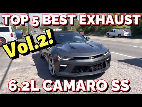 Top 5 BEST EXHAUST Set Ups for Chevy Camaro SS 6.2L V8 (Vol.2)!