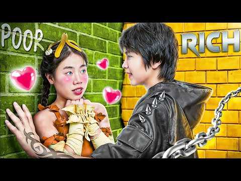 Rich Gangster Falls In Love With Poor Girl! Rich Boy Pretends To Be Broke Boy