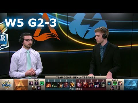 Delta Fox vs Tempo Storm Game 3 | Week 5 S7 NA CS Summer 2017 | DFX vs TS G3 1080p