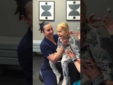 Head control to hip control in 5 months. #physicaltherapy #baby #cerebralpalsy