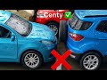 Biggest Centy Toy Car Collection Brezza Baleno Swift Trucks ASMR Toy Car Drive In Rain