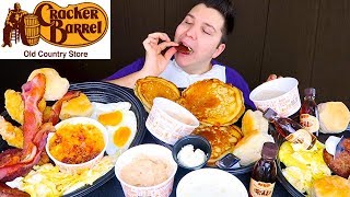 Cracker Barrel • Southern Breakfast Feast • MUKBANG