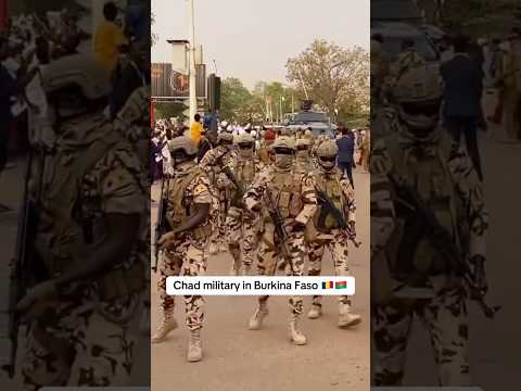 Chad military in Burkina Faso 🇹🇩🇧🇫 (Tchad, Africa)