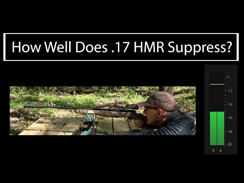 How Well Does .17 HMR Suppress?