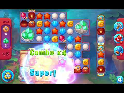 Fishdom Hard Level 8992 (with Torpedo and Hammer) @choraelmin