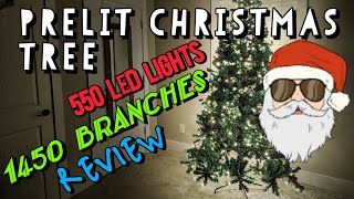 Prelit Christmas Tree REVIEW w/ 550 High-end LEDs 😎