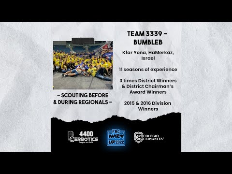 FRC Workshop - SCOUTING: Data collection and processing tools by 3339 BUMBLEB I FRC Warm Up 2022