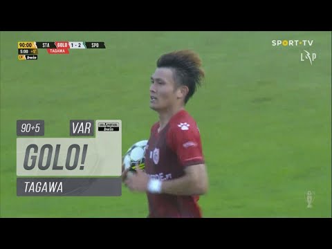 Goal | Golo Tagawa: Santa Clara (1)-2 Sporting (Liga 22/23 #9)