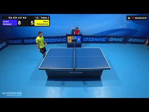15:30 Andrii Hrabskyi - Petro Pidleteichuk 24.09.2023 TT Euro.Cup Ukraine Master. TABLE 3