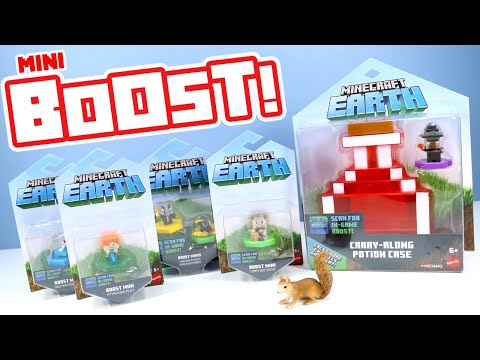 SquirrelStampede - Minecraft Earth Boost Mini Figures Scans Review 2020