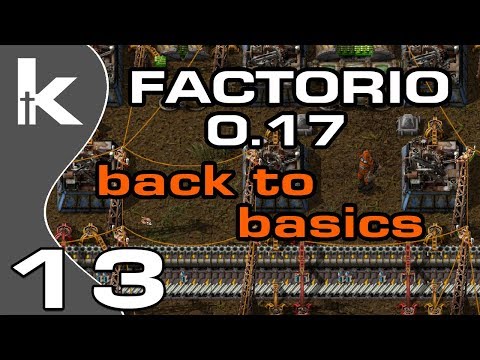Factorio 0.17 | Back To Basics Ep 13 | Oil Cracking and Robot Frames