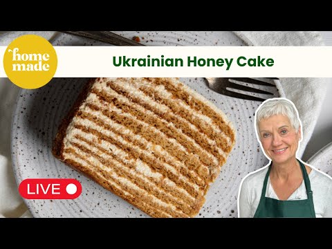 Ukrainian Honey Cake - Live Cooking Class with Chef Diana