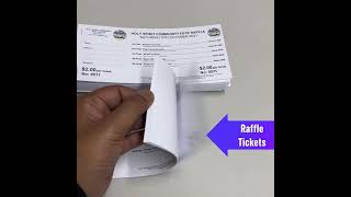 Raffle Ticket Printer - Commercial Digital Printing Service  Mitcham / Nunawading