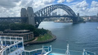 (Music Video) The Discovery Princess departing from Sydney 