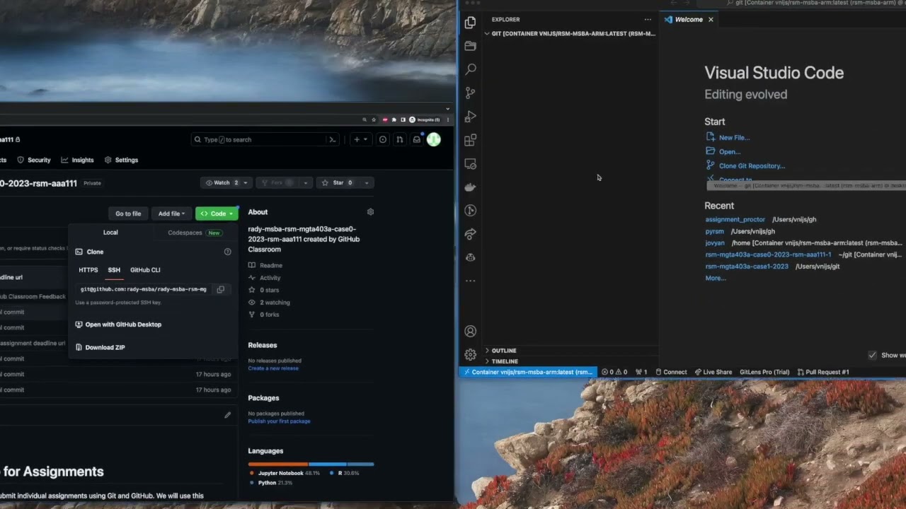 How to complete Case0 and the GitHub Extension