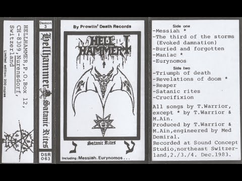 Hellhammer (CH) - Satanic Rites Demo 1983