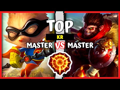 Korean Master Teemo Top vs Master One Trick Wukong - KR Rank Pre S11