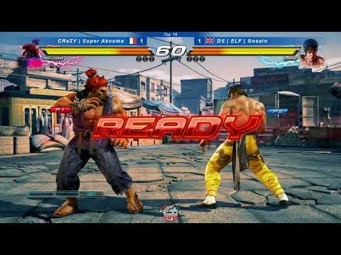 CELTIC THROWDOWN - Tekken 7 top 16- CRaZY Souper Akuma vs DS ELF Gosain