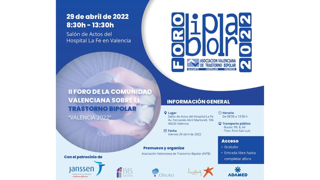 Apertura del II Foro de la Comunidad Valenciana sobre el Trastorno Bipolar