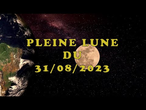 Pleine lune du 31 août 2023