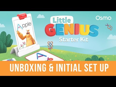 Osmo Little Genius Starter Kit Unboxing & Initial Setup iPad