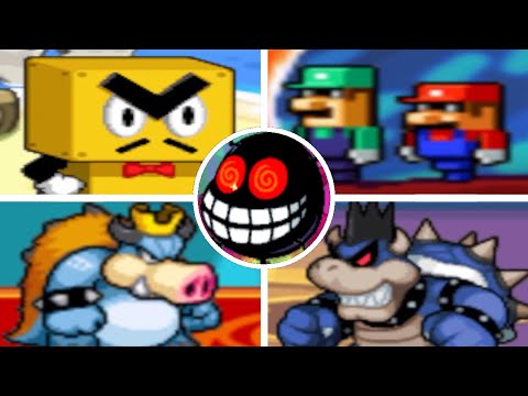 Mario & Luigi: Bowser's Inside Story - All Bosses (No Damage)