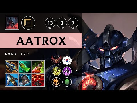 Aatrox Top vs Urgot - KR Grandmaster Patch 25.20