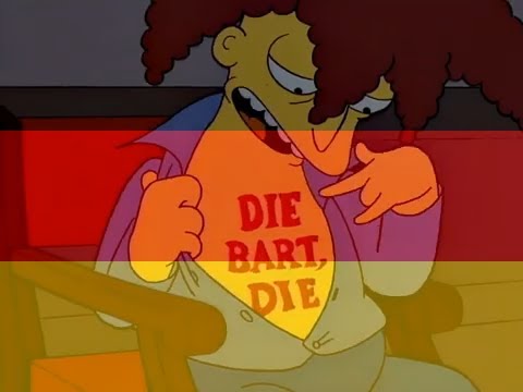 The Simpsons - Die Bart, Die but it's the german dub