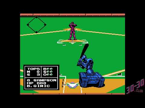 Cyber Stadium Series - Base Wars (NES) - Gameplay