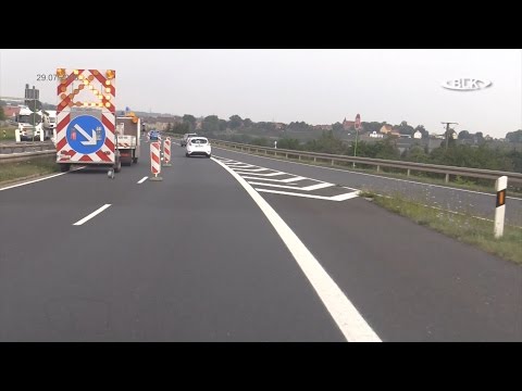 B91 Weißenfels Umgehungsstrasse Saalebrücke Sperrung Bauarbeiten Fahrbahnsanierung