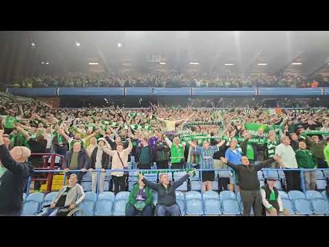 Best Scottish fans are in UK 🇬🇧 “Sunshine on Leith” .ASTON VILLA - HIBERNIAN 3-0