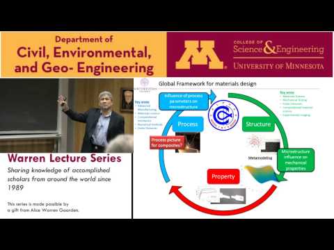 Warren Lecture Series, April 14, 2017, Wing-Kam Liu, Northwestern University