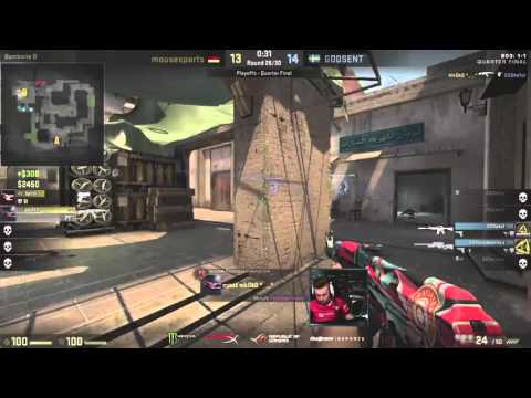 CS:GO - NiKo Amazing 4K vs GODSENT @ Dreamhack Masters Malmo