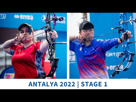 Ella Gibson v Chen Yi Hsuan – compound women semifinal 1l | Antalya 2022 World Cup S1