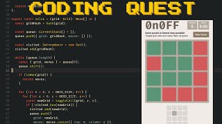0n0FF: Teaching a Puzzle to Solve Itself