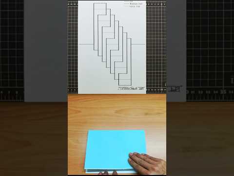 Kirigami Tutorial｜Paper Art｜Origami Art｜Kirigami Art｜Pop Up Card 57 #Shorts